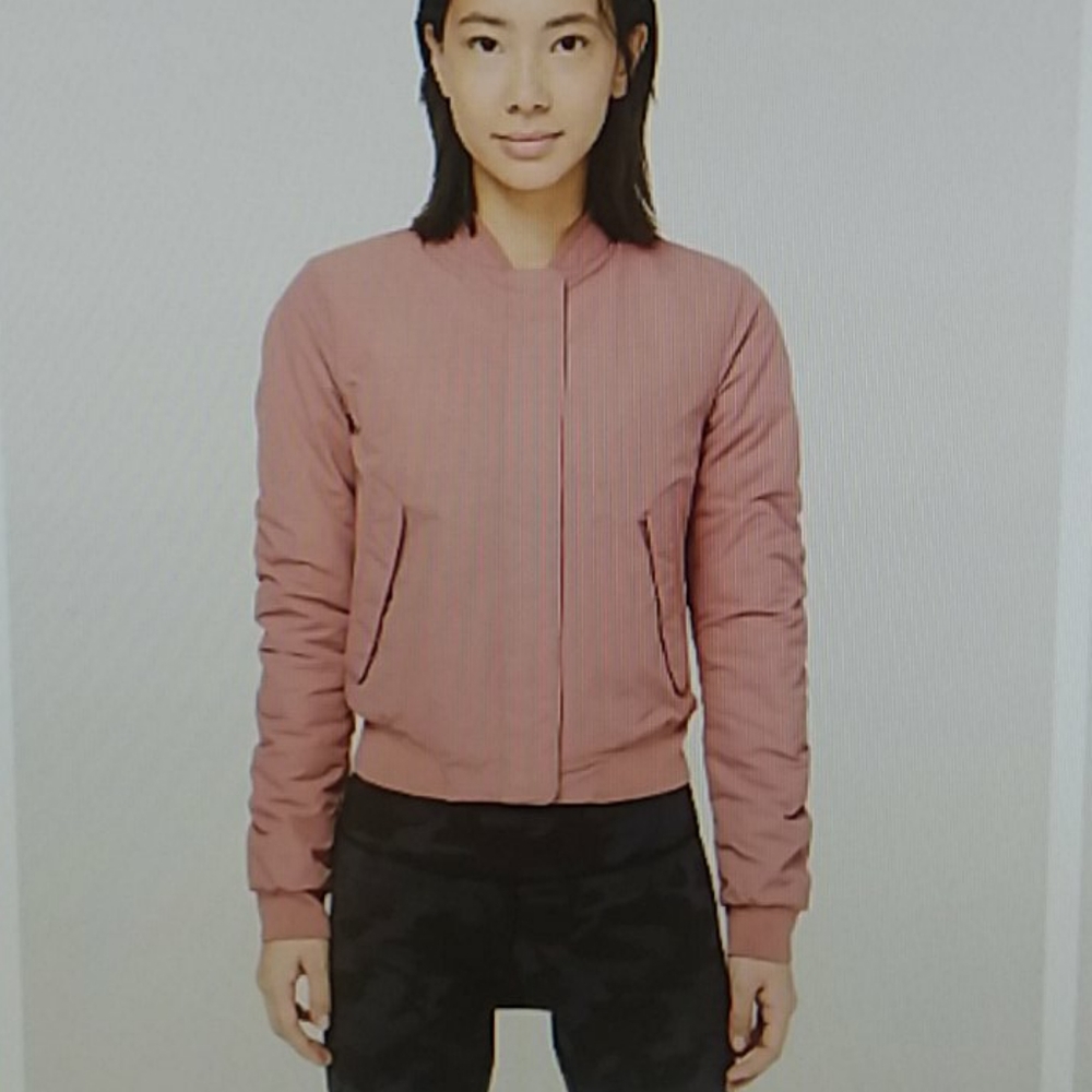 lululemon athletica Dusty Rose Bomber Jacket